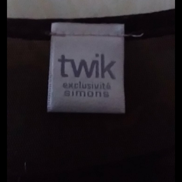 Twik simons exclusive label mesh crop tee - Picture 2 of 2